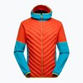 Jacheta hibridă pentru bărbați La Sportiva Koro cherry tomato/tropic blue