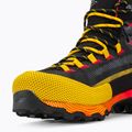 Încălțăminte de trekking pentru bărbați La Sportiva Aequilibrium Hike GTX carbon/yellow 8