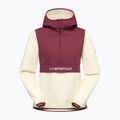 Bluză pentru femei La Sportiva Guidance Sherpa Hoody chalk/redwood 3
