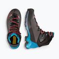 Încălțăminte de trekking pentru femei La Sportiva Aequilibrium Trek GTX carbon/malibu blue 13
