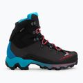 Încălțăminte de trekking pentru femei La Sportiva Aequilibrium Trek GTX carbon/malibu blue 2