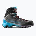 Încălțăminte de trekking pentru femei La Sportiva Aequalibrum Hike GTX carbon/malibu blue 2