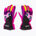 Mănuși de snowboard pentru copii Level Lucky roz 4146
