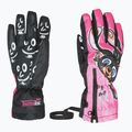 Mănuși de schi pentru copii Level Lucky hot pink