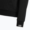 EA7 Emporio Armani Emporio Armani Train Logo Series Oversize Logo Hoodie Coft negru pentru bărbați 8