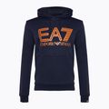 EA7 Emporio Armani Emporio Armani Train Logo Series Oversize Logo Hoodie Coft albastru marin pentru bărbați 5