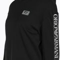 Hanorac cu glugă EA7 Emporio Armani Natural Ventus7 negru pentru femei 3
