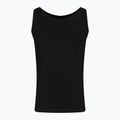 Tricou fără bretele pentru femei EA7 Emporio Armani Train Negru lucios/logo auriu deschis 2