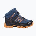 Încălțăminte de trekking pentru copii CMP Rigel Mid bluesteel / flame 9