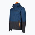 Geacă softshell pentru bărbați CMF Zip Hood bluesteel 3