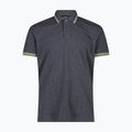 Tricou polo pentru bărbați CMP 34D5987 black/blue