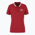 Tricou pentru femei EA7 Emporio Armani Golf Pro Polo Damier syrah 5