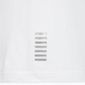 Tricou polo pentru bărbați EA7 Emporio Armani Core Identity Polo white / silver logo 5
