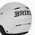 Cască de schi Briko Elio Visor matt white/black 8