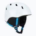 Cască de schi pentru copii Briko Makalu Jr shiny white/lochmara blue
