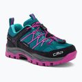 CMP cizme de trekking pentru copii Rigel Low Wp albastru 3Q54554/24EL