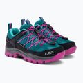 CMP cizme de trekking pentru copii Rigel Low Wp albastru 3Q54554/24EL 4