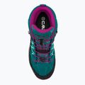 Încălțăminte de trekking pentru copii CMP Rigel Mid lake/pink fluo 5