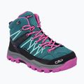 Încălțăminte de trekking pentru junior CMP Rigel Mid lake / pink fluo 8