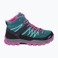 Încălțăminte de trekking pentru junior CMP Rigel Mid lake / pink fluo 9
