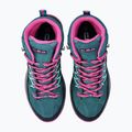 Încălțăminte de trekking pentru junior CMP Rigel Mid lake / pink fluo 11