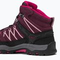 CMP cizme de trekking pentru copii Rigel Mid Wp maroon 3Q12944/05HM 11