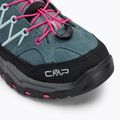 Încălțăminte de trekking pentru copii CMP Rigel Low Wp mineral green / purple fluo 7