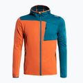 Tricou de trekking pentru bărbați CMP portocaliu și albastru 33G6597/C550