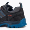 CMP cizme de trekking pentru copii Rigel Low Wp gri-albastru 3Q54554/69UN 10