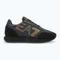 Încălțăminte EA7 Emporio Armani Black & White Vintage triple black/ gold 2