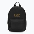 Rucsac de oraș pentru copii EA7 Emporio Armani Train Core 6 l black / gold logo