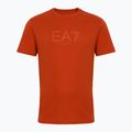 Tricou pentru bărbați EA7 Emporio Armani Visibility Cotton Crew rooibos tea