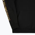 Bluză pentru bărbați Emporio Armani EA7 Train Logo Series Extended Logo Hoodie black / gold 3
