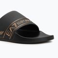 Papuci EA7 Emporio ArmaniWater Sports Tape full black / gold 7