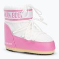 Ghete de zăpadă pentru femei  Moon Boot Icon Low Nylon pink/white