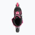 Role pentru copii cu protecții Rollerblade Microblade Combo Jr black/pink 5