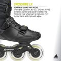 Role pentru bărbați Rollerblade Crossfire LX black/lime 9