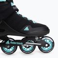 Role pentru femei Rollerblade Sirio 80 W black/teal blue 7