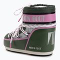 Ghete de zăpadă pentru femei  Moon Boot Icon Low Space Racing forest green/silver/pink 3