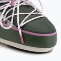 Ghete de zăpadă pentru femei  Moon Boot Icon Low Space Racing forest green/silver/pink 7