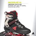 Role pentru bărbați Rollerblade Macroblade 84 black/sand/red 7