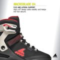 Role pentru bărbați Rollerblade Macroblade 84 black/sand/red 10