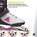 Role pentru femei Rollerblade Macroblade 84 W light grey/violet/orange 9