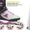 Role pentru femei Rollerblade Macroblade 84 W light grey/violet/orange 10