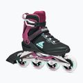 Role pentru femei Rollerblade Macroblade 84 W black/burgundy/ocean green