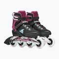 Role pentru femei Rollerblade Macroblade 84 W black/burgundy/ocean green 4
