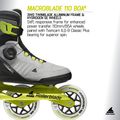 Role pentru bărbați Rollerblade Macroblade 110 Boa black/grey/lime 9