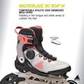 Role pentru femei Rollerblade Macroblade 90 Boa W grey/amethyst rose 8