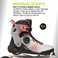 Role pentru femei Rollerblade Macroblade 90 Boa W grey/amethyst rose 10