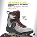 Role pentru bărbați Rollerblade Macroblade 90 Boa black/grey/red 8